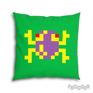Frogger Green Pillow
