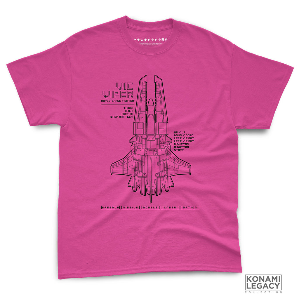 Vic Viper Neon Pink T-Shirt
