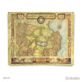 Suikoden Old Map Poster