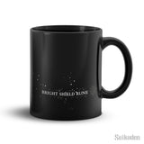 Bright Shield Rune Black Mug