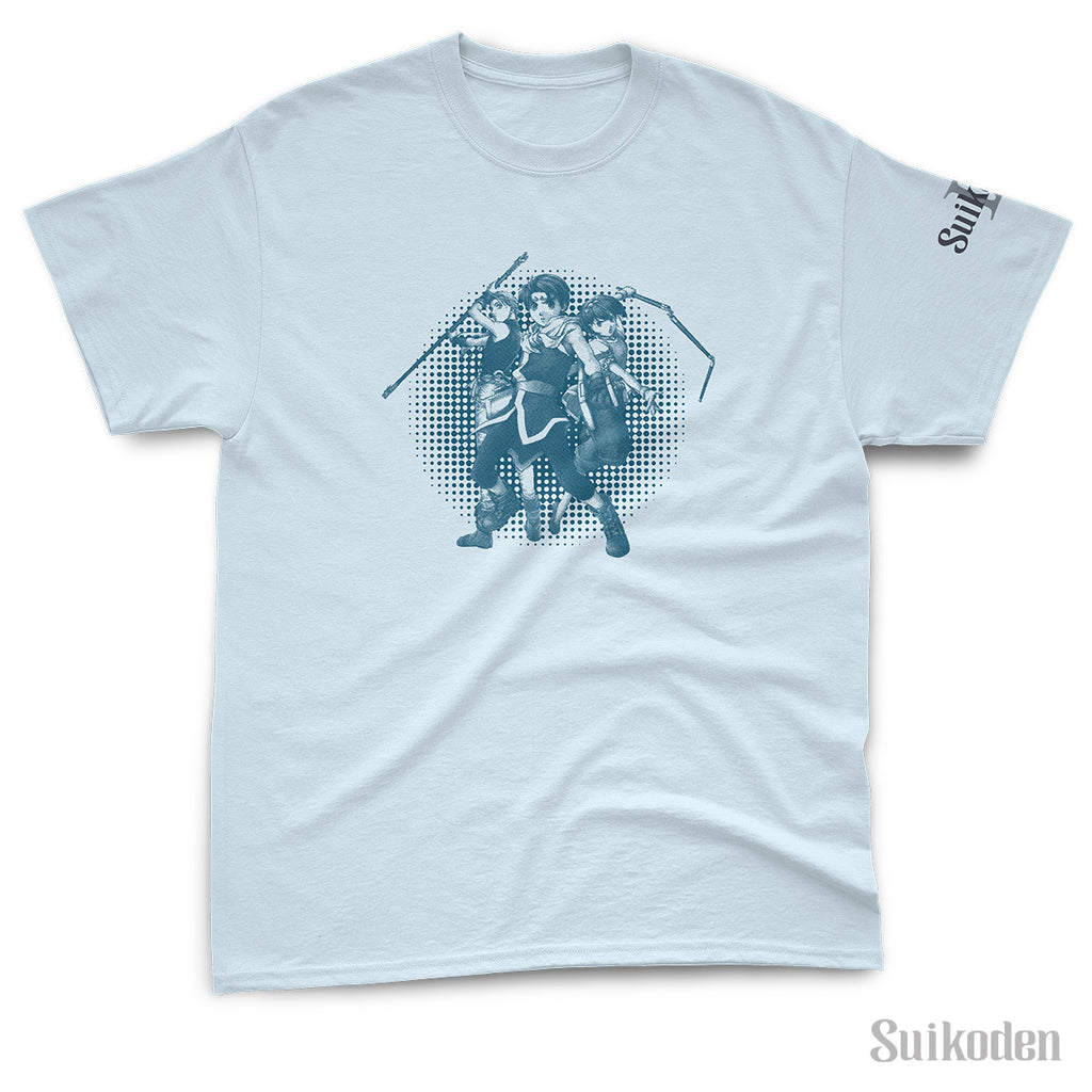 Suikoden II Halftone Heroes T-Shirt
