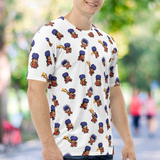 Goemon Pixel Pattern T-Shirt