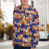 Goemon Pattern Sweatshirt