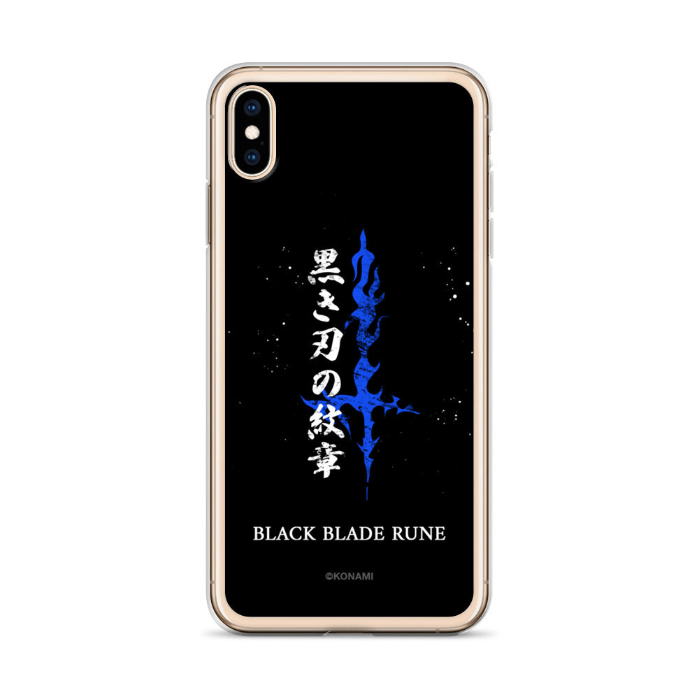 Black Blade Rune iPhone Case
